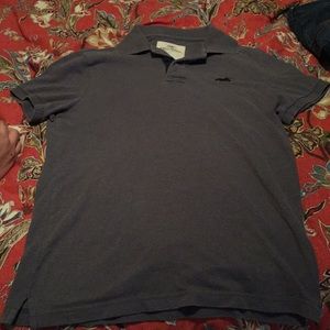 Hollister gray polo